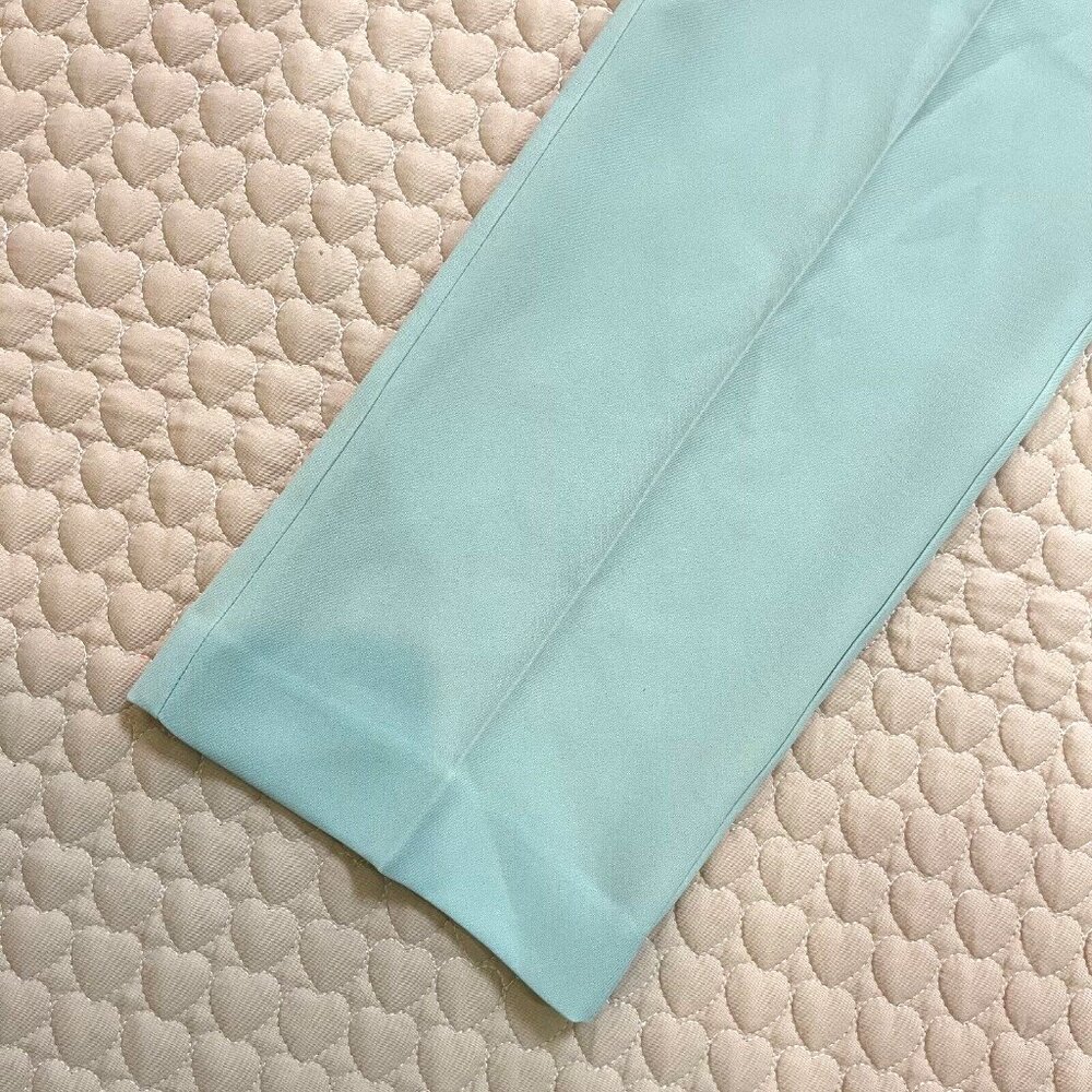 NWT Twinset Women's Straight-Leg High Waist Pants Blue Size 46 W33 - Picture 3 of 10